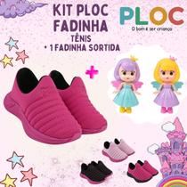 Kit Fadinhas Ploc : Tênis Colors Calce Fácil + 1 FADINHA SORTIDA