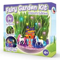 Kit Fairy Garden Blonsy Unicorn com luz para crianças de 4 a 12 anos