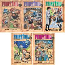 Kit Fairy Tail - Volumes 1 ao 5 - Mangá Fairy Tail - Editora JBC