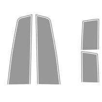 Kit Faixa Adesiva Capo e Porta Malas Camaro - Prata