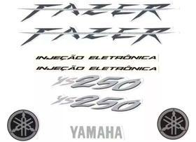 Kit Faixa Adesivo Completo Fazer 250 2005 A 2010 Cores