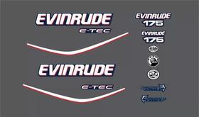Kit Faixa Adesivo Evinrude 175 E-tec