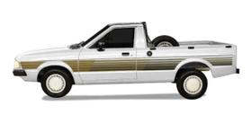 Kit Faixa/adesivo Ford Pampa 1990 1991 1992 1993 Dourada