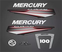 Kit Faixa Adesivo Mercury 100 Hp Four Stroke