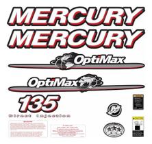 Kit Faixa Adesivo Mercury 135 Hp Ano 2007 A 2012