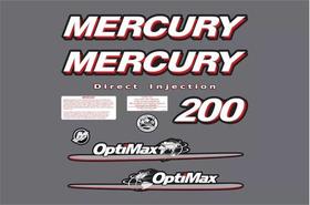 Kit Faixa Adesivo Mercury 200 Hp Optimax Kit Faixa Adesivo Mercury 200 Hp Optimax
