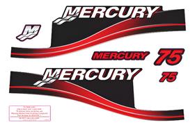 Kit Faixa Adesivo Mercury 95 Hp Kit Faixa Adesivo Mercury 95 Hp