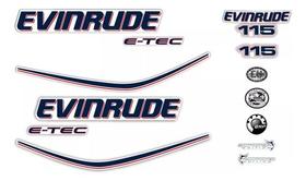 Kit Faixa Adesivo Motor Evinrude 115 E-tec