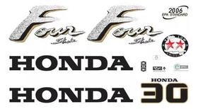 Kit Faixa Adesivo Motor Honda 30 Hp 4 Tempos