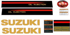 Kit Faixa Adesivo Motor Suzuki 65 Hp