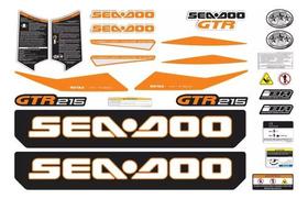 Kit Faixa Adesivo Sea Doo Gtr 215 Kit Faixa Adesivo Sea Doo Gtr 215