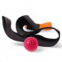 Kit Faixa Alongamento Tratamento Fascite + Bola Cravo Kit Faixa Alongamento Tratamento Fascite + Bola Cravo