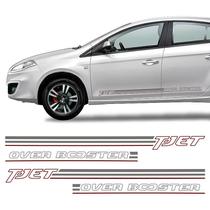 Kit Faixa Bravo T-jet Overbooster 2016/ Adesivo Lateral