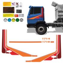 Kit Faixa Caminhão Mercedes Benz 1714 1718 Lateral/ Frontal