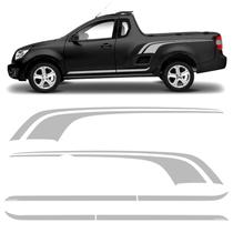 Kit Faixa Chevrolet Montana 2013 Adesivo Lateral Decorativo