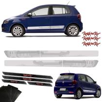 Kit Faixa Cinza Fox Rock In Rio 2013/2014 + Emblemas E Soleira Kit Faixa Cinza Fox Rock In Rio 2013/2014 + Emblemas E Soleira