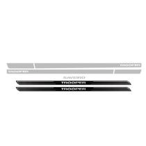 Kit Faixa Cinza Saveiro Trooper 10/11 + Soleira Protetora