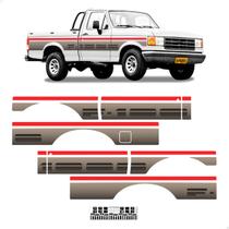 Kit Faixa Compatível C/ F1000 1993 Ss Adesivo Cabine Simples