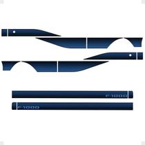 Kit Faixa Compatível Com F-1000 Cabine Simples 1987 Até 1990