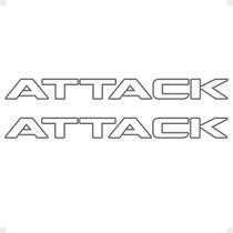 Kit Faixa Compatível Com Frontier Attack Adesivo Grafite