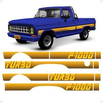 Kit Faixa Compatível F-1000 Turbo 1991 1992 Cabine Simples