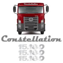 Kit Faixa Constellation Adesivo Quebra Sol + Emblemas 15.180 Kit Faixa Constellation Adesivo Quebra Sol + Emblemas 15.180