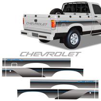 Kit Faixa D20 Deluxe 1993 1994 Lateral Traseira Chevrolet Cs