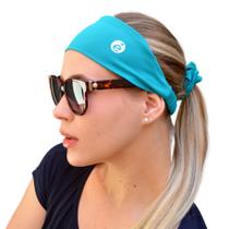 kit Faixa de cabeça + Scrunchie Academia Anti Suor Faixa de Cabelo para atividades fitness UV50+ - DELAÉ BeachWear