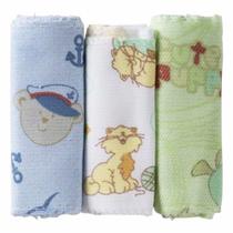 Kit Faixa De Umbigo Estampada C/ 3