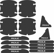 Kit Faixa Emblema Maçaneta Soleira Agile Effect Cinza