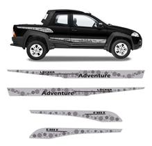 Kit Faixa Fiat Strada Adventure Locker 2008 A 2013 Adesivo Kit Faixa Fiat Strada Adventure Locker 2008 A 2013 Adesivo