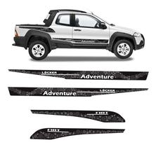 Kit Faixa Fiat Strada Adventure Locker 2008 A 2013 Adesivo