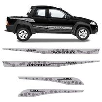 Kit Faixa Fiat Strada Adventure Locker 2008/ Adesivo Lateral Kit Faixa Fiat Strada Adventure Locker 2008/ Adesivo Lateral