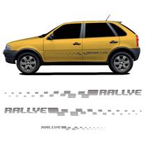 Kit Faixa Gol Rallye G4 2005/2010 Adesivo Lateral + Traseiro