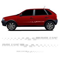 Kit Faixa Gol Rallye G4 2005/2010 Adesivo Lateral + Traseiro