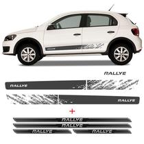 Kit Faixa Gol Rallye G6 Adesivo Grafite + Soleira Protetora Kit Faixa Gol Rallye G6 Adesivo Grafite + Soleira Protetora