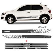 Kit Faixa Gol Rallye G6 Adesivo Traseiro + Soleira Protetora