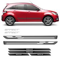 Kit Faixa Grafite Agile Effect 2013/2014 + Soleira Protetora