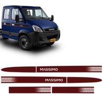 Kit Faixa Iveco Daily Massimo 2012/17 Refletivo Cabine Dupla