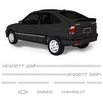 Kit Faixa Kadett Gsi 2.0 1992/1998 Adesivo Traseiro/Lateral