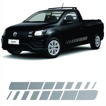 Kit Faixa Lateral Adesivo Saveiro Trend Line 2024