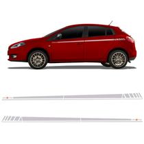 Kit Faixa Lateral Bravo Sporting Adesivo Prata 2010/2016