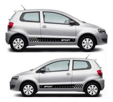 Kit Faixa Lateral Carro Fox Volkswagen Sport Adesivo Vinil Kit Faixa Lateral Carro Fox Volkswagen Sport Adesivo Vinil
