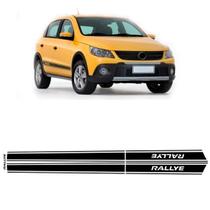 Kit Faixa Lateral Gol Rallye G5 2010 2011 2012 Preto