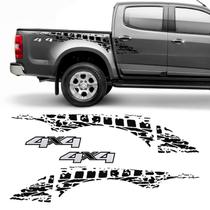 Kit Faixa Lateral Preto S10 2013/2019 + Adesivo 4x4 Kit Faixa Lateral Preto S10 2013/2019 + Adesivo 4x4