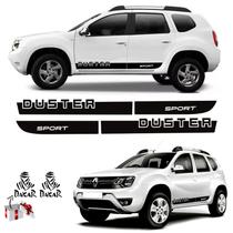 Kit Faixa Lateral Renault Duster Sport 14/19 + Adesivo Dakar