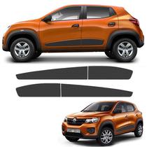 Kit Faixa Lateral Renault Kwid 2018/2019 Adesivo Grafite