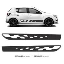 Kit Faixa Lateral Sandero Sport 2016/2017 + Adesivos Renault Kit Faixa Lateral Sandero Sport 2016/2017 + Adesivos Renault