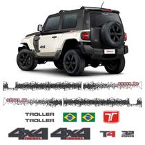 Kit Faixa Lateral Troller Bold 2017/ T4 3.2 Adesivo Completo