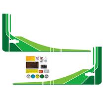 Kit Faixa P/ Mb 1113 1114 Padrão 1987 Moderno Verde Genérico